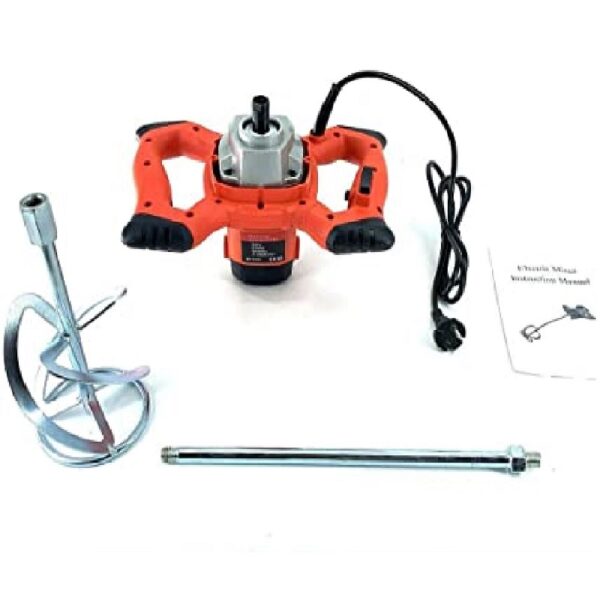 Mixer/amestecător de 2100W pentru mortar, adezivi, glet și vopsea, cu 6 viteze